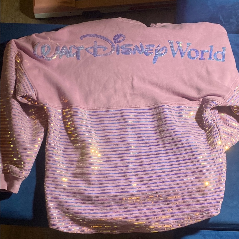 Pink sequin iridescent spirit jersey Walt Disney World
